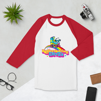 3/4 sleeve raglan shirt