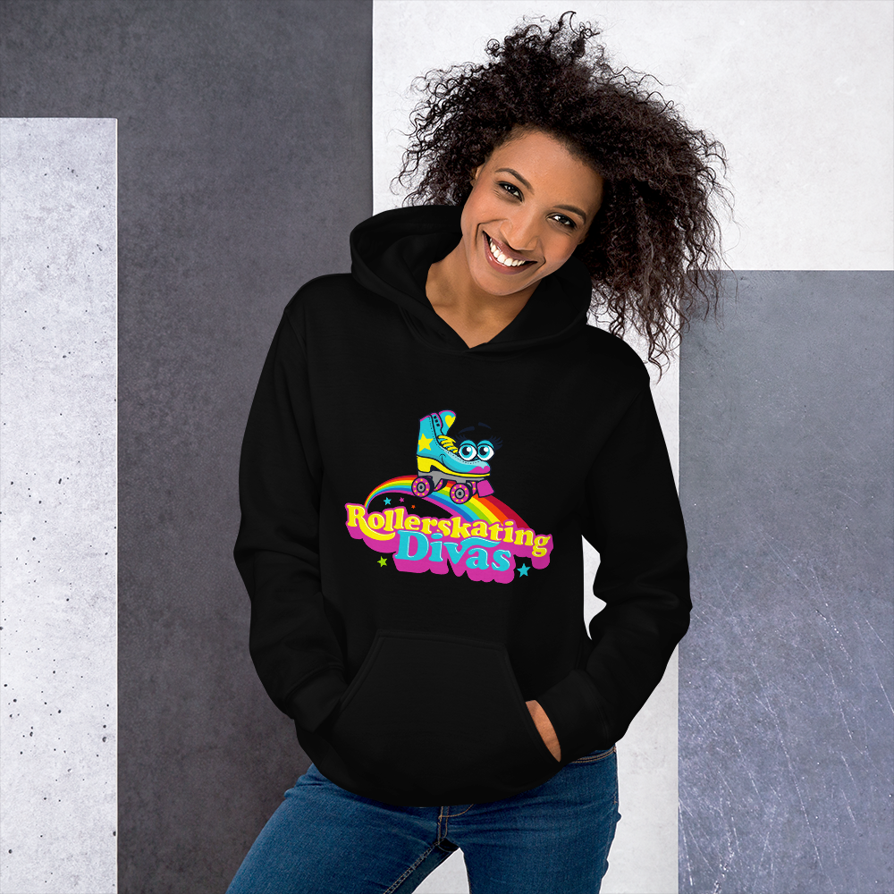 Rollerskating Divas Unisex Hoodie