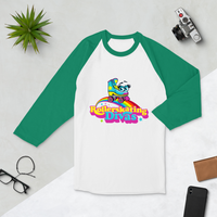 3/4 sleeve raglan shirt
